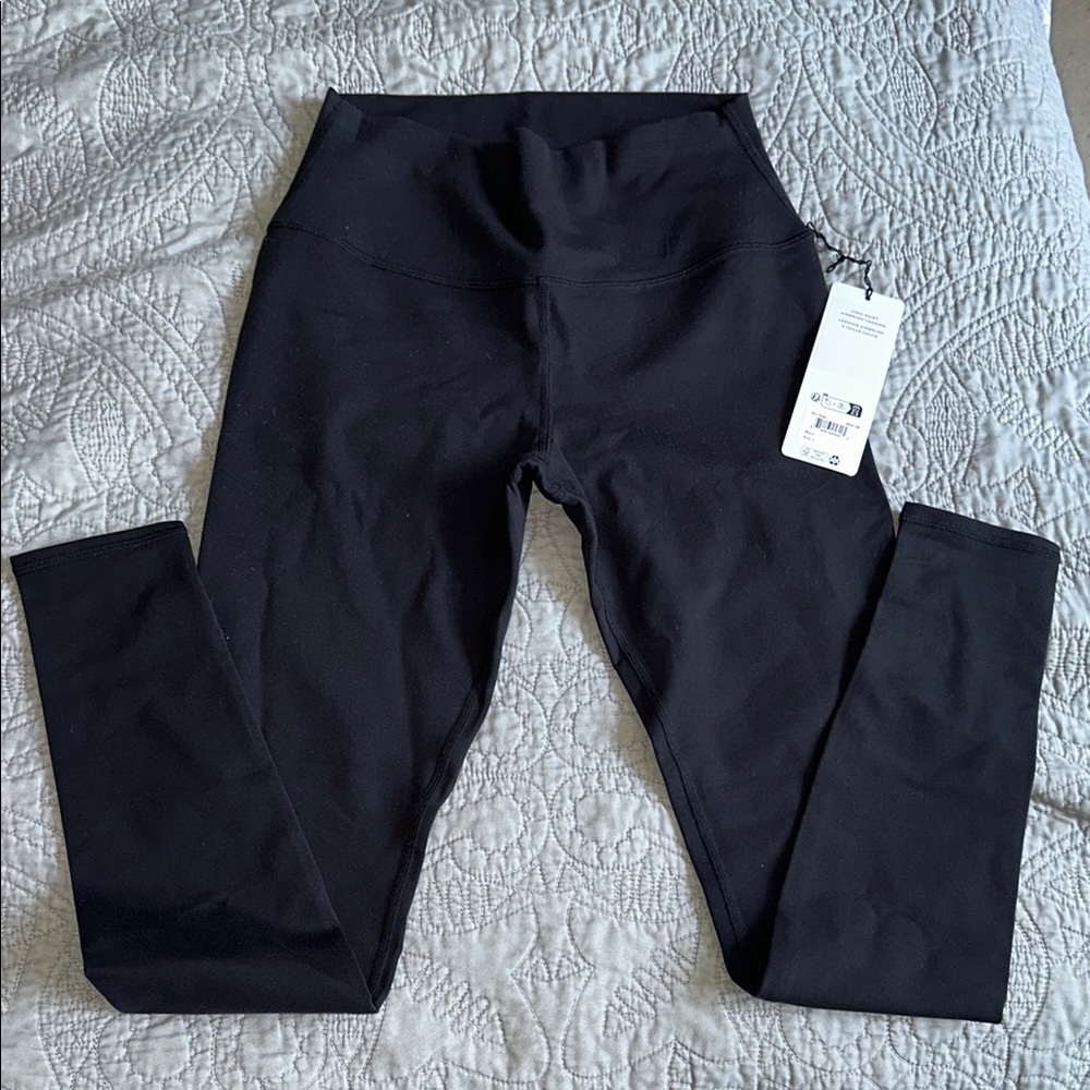 Alo. Black High-Waisted Airbrush Leggings